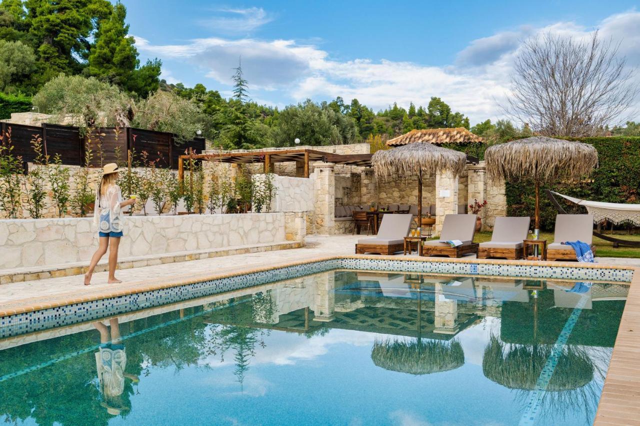Palmrise Luxury Villas By Travel Pro Services - Nea Skioni Halkidiki المظهر الخارجي الصورة