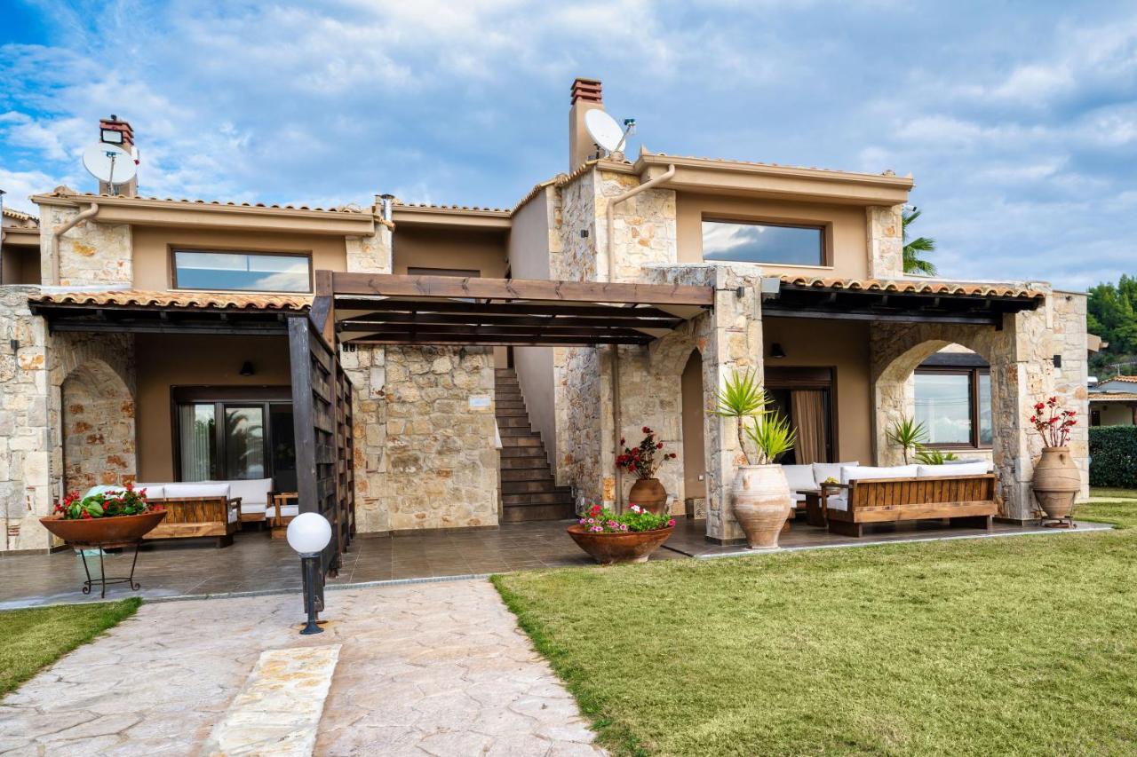 Palmrise Luxury Villas By Travel Pro Services - Nea Skioni Halkidiki المظهر الخارجي الصورة