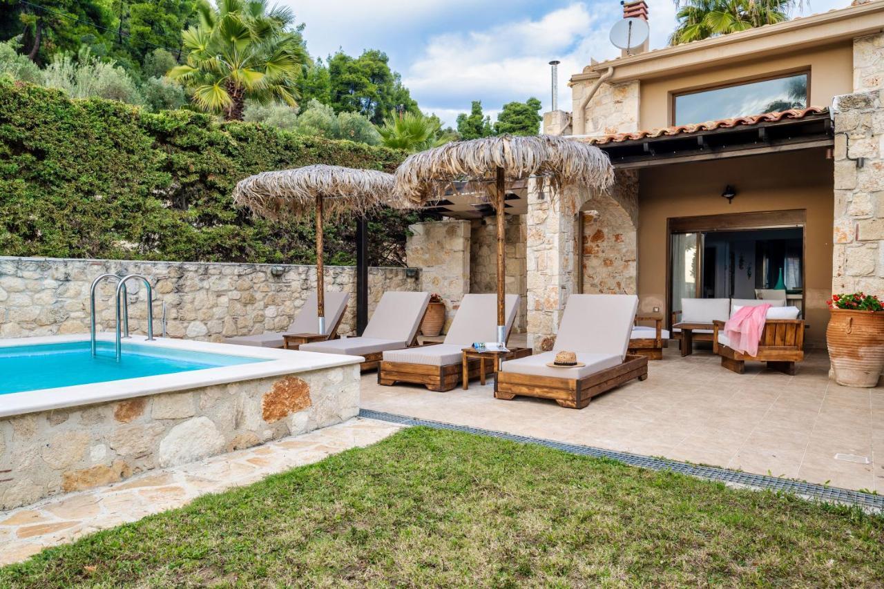 Palmrise Luxury Villas By Travel Pro Services - Nea Skioni Halkidiki المظهر الخارجي الصورة
