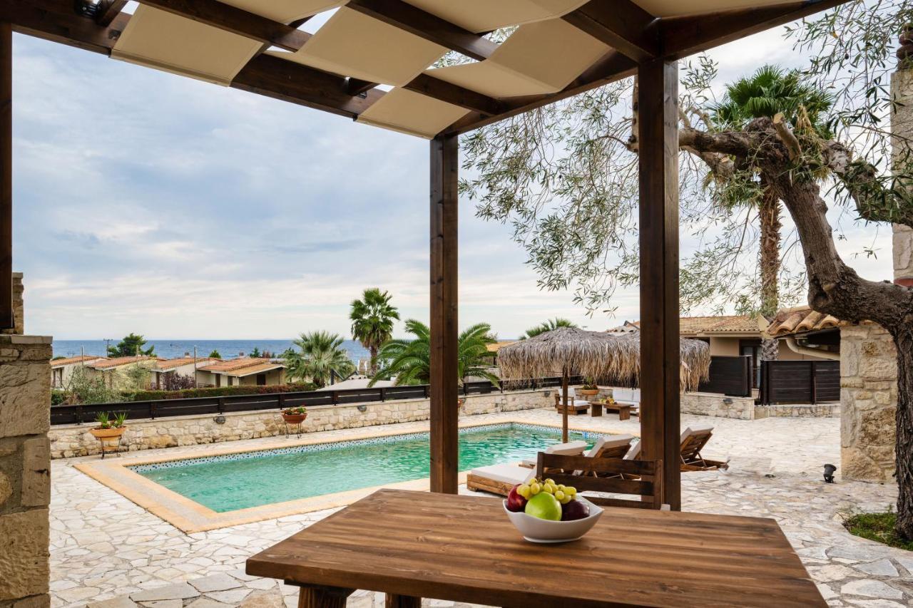 Palmrise Luxury Villas By Travel Pro Services - Nea Skioni Halkidiki المظهر الخارجي الصورة