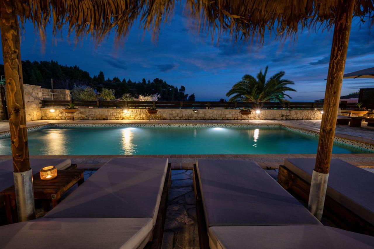 Palmrise Luxury Villas By Travel Pro Services - Nea Skioni Halkidiki المظهر الخارجي الصورة